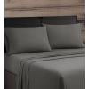 image:imageFrye Vintage Washed 100 Cotton 4Piece Queen Sheet Set in Blue Solid Color OekoTEX CertifiedGrey