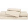 image:imageFrye Vintage Washed 100 Cotton 4Piece Queen Sheet Set in Blue Solid Color OekoTEX CertifiedNatural