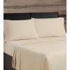 image:imageFrye Vintage Washed 100 Cotton 4Piece Queen Sheet Set in Blue Solid Color OekoTEX CertifiedNatural