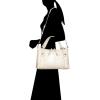 image:imageFrye Melissa Medium SatchelOpen White