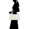 image:imageFrye Melissa Medium SatchelOpen White