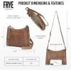 image:imageFrye Womens Melissa Zip Crossbody Bag Stylish Handbag with Adjustable Strap amp PocketsBeige