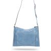 image:imageFrye Womens Melissa Zip Crossbody Bag Stylish Handbag with Adjustable Strap amp PocketsWashed Denim Leath