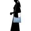 image:imageFrye Womens Melissa Zip Crossbody Bag Stylish Handbag with Adjustable Strap amp PocketsWashed Denim Leath