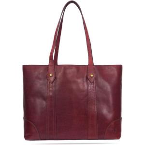 image:imageFrye Womens Melissa Shopper Tote Bag Stylist Large Handbag with Adjustable Strap amp PocketsBerry Lacquer