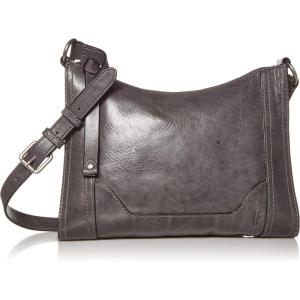 image:imageFrye Womens Melissa Zip Crossbody Bag Stylish Handbag with Adjustable Strap amp PocketsCarbon
