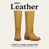 image:imageFrye Campus 14L Womens KneeHigh Boots Leather Lined Goodyear WeltBanana  Montana Leather