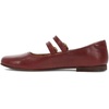image:imageFrye Carson Mary Jane Flats Womens Work Shoes Comfortable Shoes for WomenCranberry  Stafford Leather