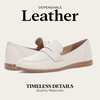 image:imageFrye Leather Loafers for Women Faith Loafer Cushioned Insole Round ToeIvory  Baby Calf Leather