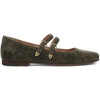 Dark Olive - Md Suede Leather
