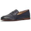 Navy - Sheep Atanado Leather