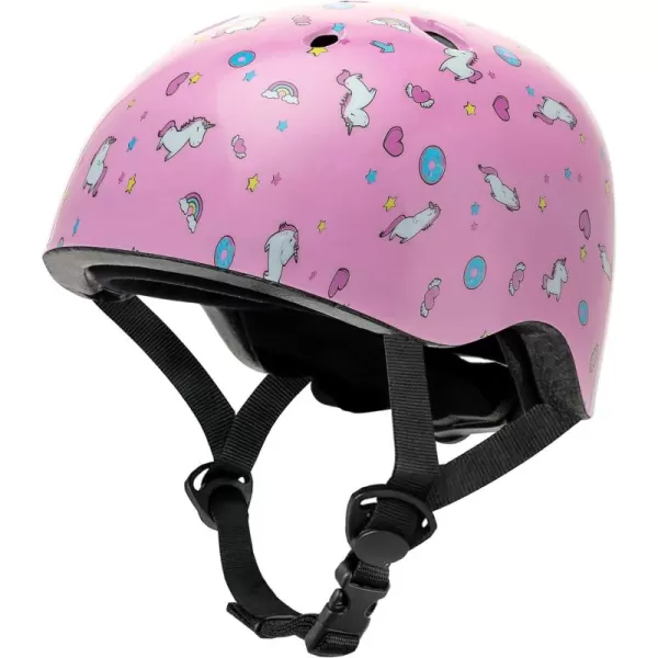 SULIFEEL Kids Bike Helmet for Boys and Girls Adjustable Toddler Skateboard Helmet for Multi-Sports Scooter Cycling Roller Skating Unicorn Stars