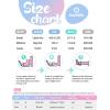 imageSULIFEEL Rainbow Unicorn 4 Size Adjustable Light up Roller Skates for Girls Boys for KidsC Blue