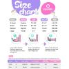 imageSULIFEEL Rainbow Unicorn 4 Size Adjustable Light up Roller Skates for Girls Boys for KidsI Toddler Pink