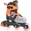 imageSULIFEEL Inline Skates for Girls Kids Ages 310 with Light Up Wheels Adjustable 4 Sizes for Kids Toddler Youth Beginner Indoor ampamp OutdoorOrange