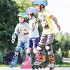 imageSULIFEEL Inline Skates for Girls Kids Ages 310 with Light Up Wheels Adjustable 4 Sizes for Kids Toddler Youth Beginner Indoor ampamp OutdoorOrange