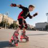 imageSULIFEEL Adjustable Kids Roller Skates for Boys Ages 35 58 612 with 4 Sizes Adjustable Light up Wheels Best Children Gift for Beginners Indoor Outdoor SportsSpider Red
