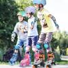 imageSULIFEEL Roller Skates for Girls Boys Kids Ages 310 with Light Up Wheels Adjustable 4 Sizes for Kids Toddler Beginner RollerskatesUnicorn Rose