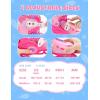 imageSULIFEEL Roller Skates for Girls Boys Kids Ages 310 with Light Up Wheels Adjustable 4 Sizes for Kids Toddler Beginner RollerskatesUnicorn Rose
