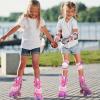 imageSULIFEEL Roller Skates for Girls Boys Kids Ages 310 with Light Up Wheels Adjustable 4 Sizes for Kids Toddler Beginner RollerskatesUnicorn Rose