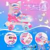 imageSULIFEEL Roller Skates for Girls Boys Kids with Light Up Wheels Adjustable 4 Sizes for Little Kids Toddler Beginner RollerskatesButterfly Pink