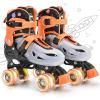 imageSULIFEEL Roller Skates for Girls Boys Kids Ages 310 with Light Up Wheels Adjustable 4 Sizes for Kids Toddler Beginner RollerskatesSpace Orange