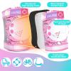 imageSULIFEEL Rainbow Unicorn Knee Pads for Kids Knee Elbow Pads Wrist Guards with Drawstring Bag Adjustable Protective Gear Set for Girls Roller Skating Bike Cycling Skateboard Scooter Green SmallUnicorn Pink