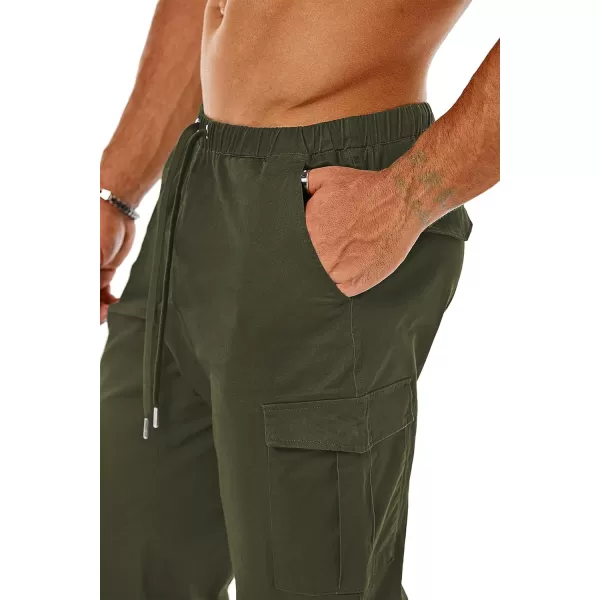 NITAGUT Men's Casual Cargo Pants Joggers Sports Pants Trousers Long Pants with Pockets
