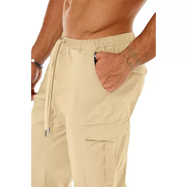 NITAGUT Men's Casual Cargo Pants Joggers Sports Pants Trousers Long Pants with Pockets