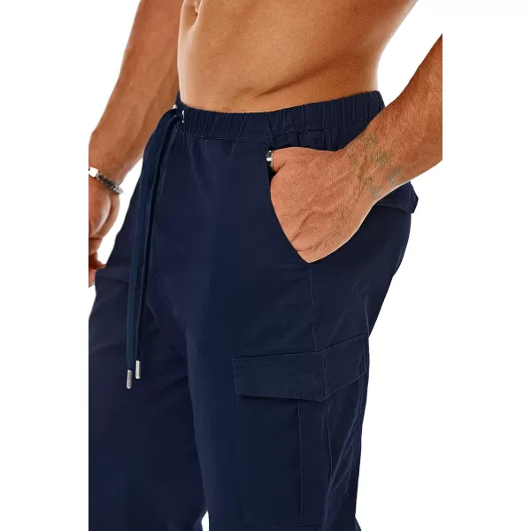 NITAGUT Men's Casual Cargo Pants Joggers Sports Pants Trousers Long Pants with Pockets