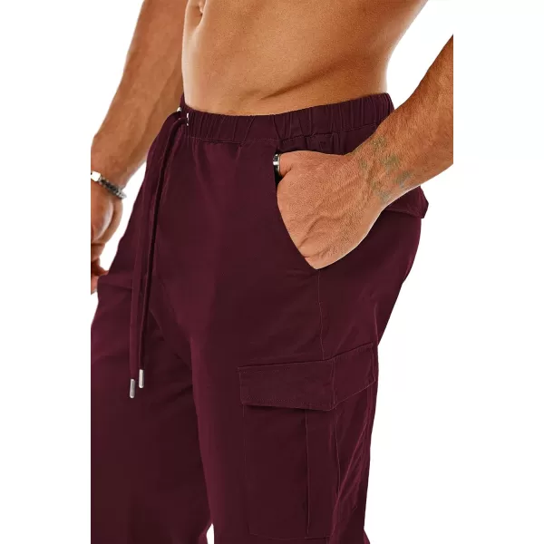 NITAGUT Men's Casual Cargo Pants Joggers Sports Pants Trousers Long Pants with Pockets