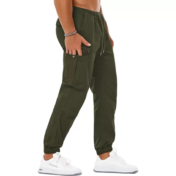 NITAGUT Men's Casual Cargo Pants Joggers Sports Pants Trousers Long Pants with Pockets