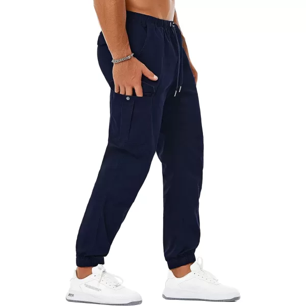 NITAGUT Men's Casual Cargo Pants Joggers Sports Pants Trousers Long Pants with Pockets