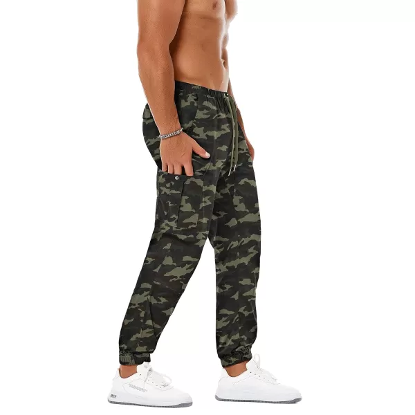 NITAGUT Men's Casual Cargo Pants Joggers Sports Pants Trousers Long Pants with Pockets