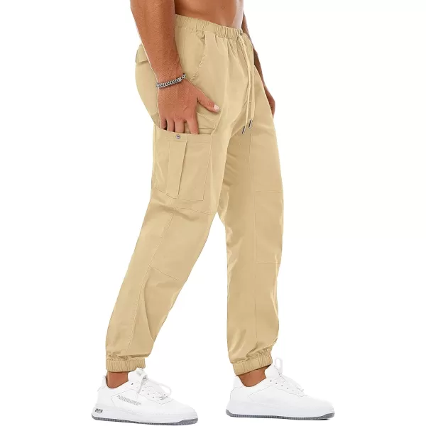 NITAGUT Men's Casual Cargo Pants Joggers Sports Pants Trousers Long Pants with Pockets
