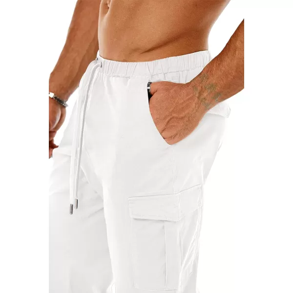 NITAGUT Men's Casual Cargo Pants Joggers Sports Pants Trousers Long Pants with Pockets