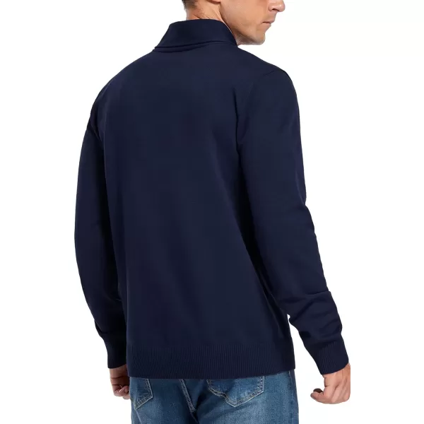 NITAGUT Men's Casual Slim Fit Long Sleeve Shawl Collar Pullover Sweater
