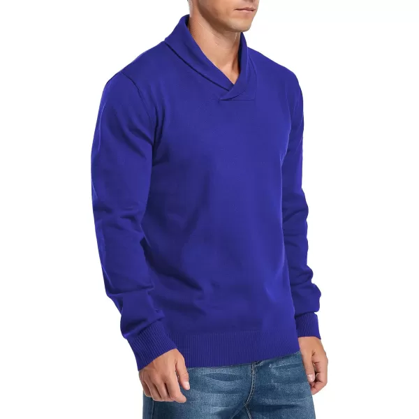 NITAGUT Men's Casual Slim Fit Long Sleeve Shawl Collar Pullover Sweater