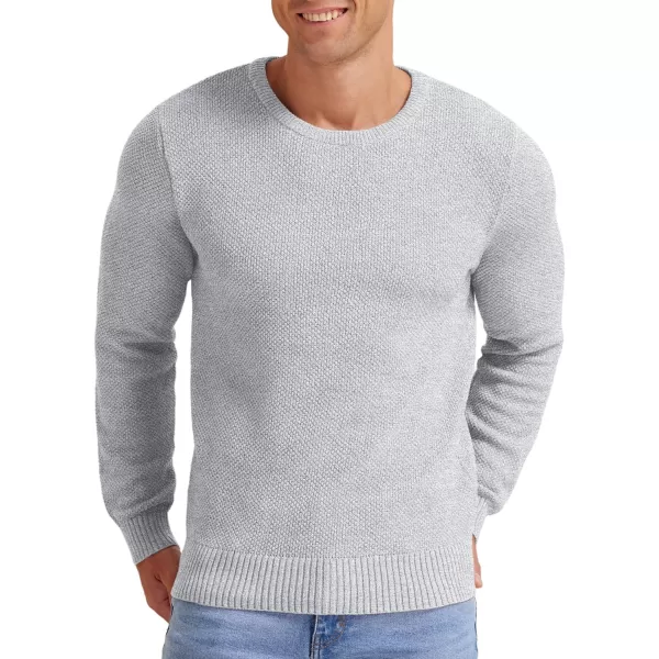 NITAGUT Men's Crewneck Sweater Soft Casual Classic Pullover Knitwear Lightweight Sweaters with Ribbing Edge