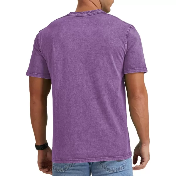 NITAGUT Mens Distressed Cotton Shirts Vintage Hipster Hip Hop Longline Crew Neck T-Shirt