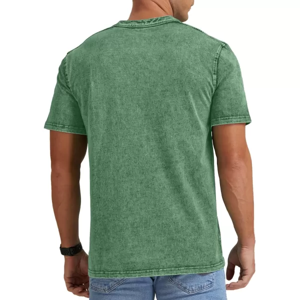 NITAGUT Mens Distressed Cotton Shirts Vintage Hipster Hip Hop Longline Crew Neck T-Shirt