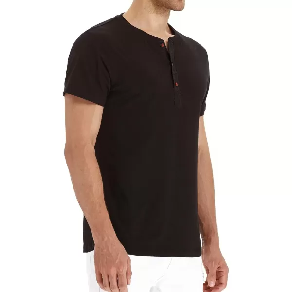 NITAGUT Mens Fashion Casual Front Placket Basic Long/Short Sleeve Henley T-Shirts