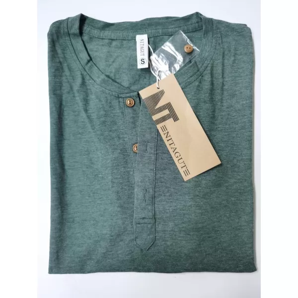 NITAGUT Mens Fashion Casual Front Placket Basic Long/Short Sleeve Henley T-Shirts