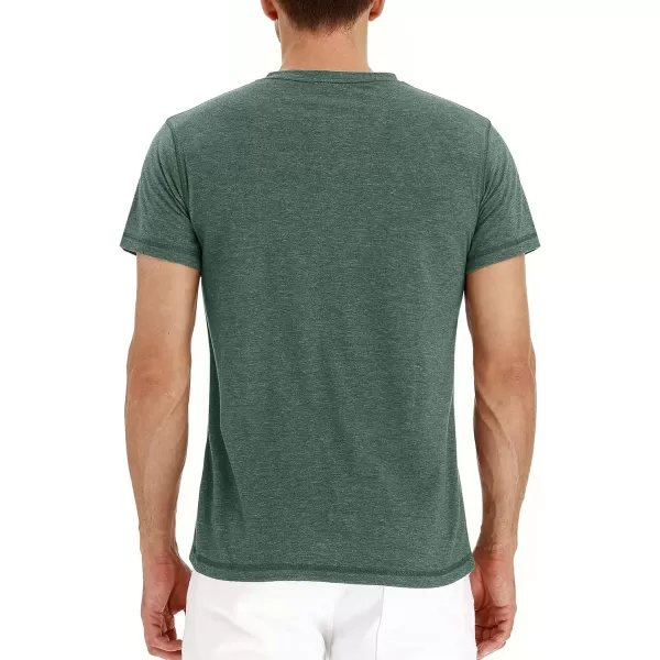 NITAGUT Mens Fashion Casual Front Placket Basic Long/Short Sleeve Henley T-Shirts