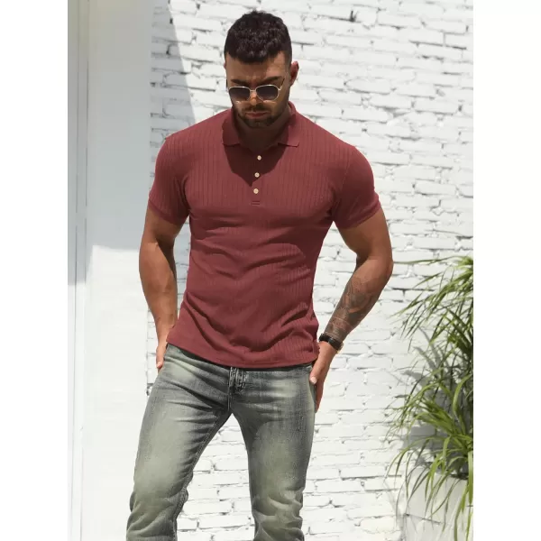 NITAGUT Men's Polo Shirts Shorts&amp; Long Sleeve Casual Slim Fit Workout Shirts