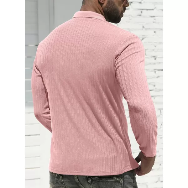 NITAGUT Men's Polo Shirts Shorts&amp; Long Sleeve Casual Slim Fit Workout Shirts