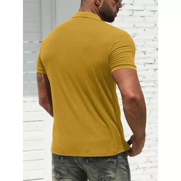 NITAGUT Men's Polo Shirts Shorts&amp; Long Sleeve Casual Slim Fit Workout Shirts