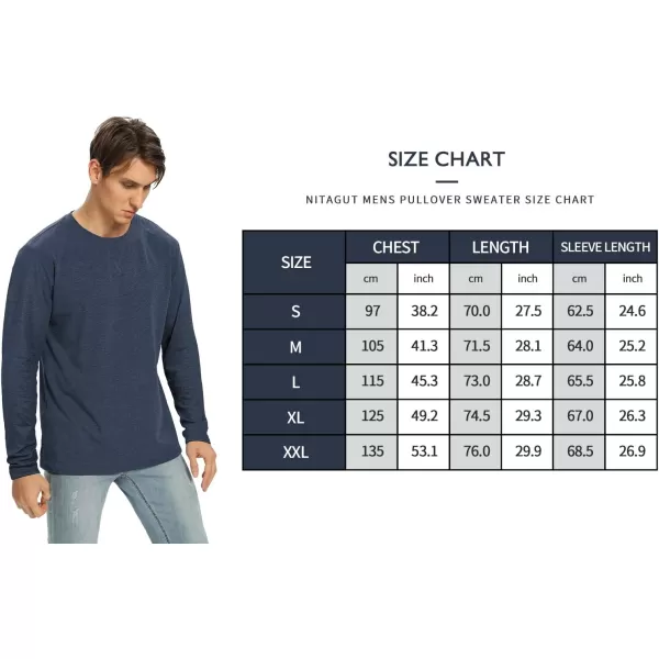 NITAGUT Men's Premium Cotton Crew Neck T-Shirt Fresh Classic Tee