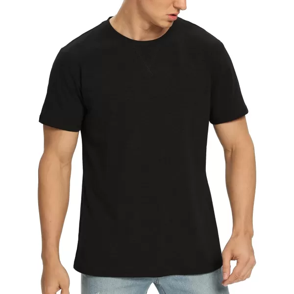 NITAGUT Men's Premium Cotton Crew Neck T-Shirt Fresh Classic Tee