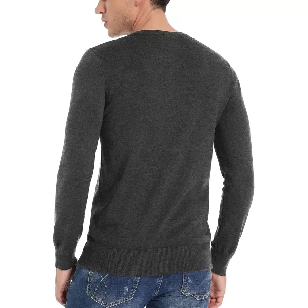 NITAGUT Mens Slim Fit Pullover Sweaters Long Sleeve Knitted Fabric Henley Sweater
